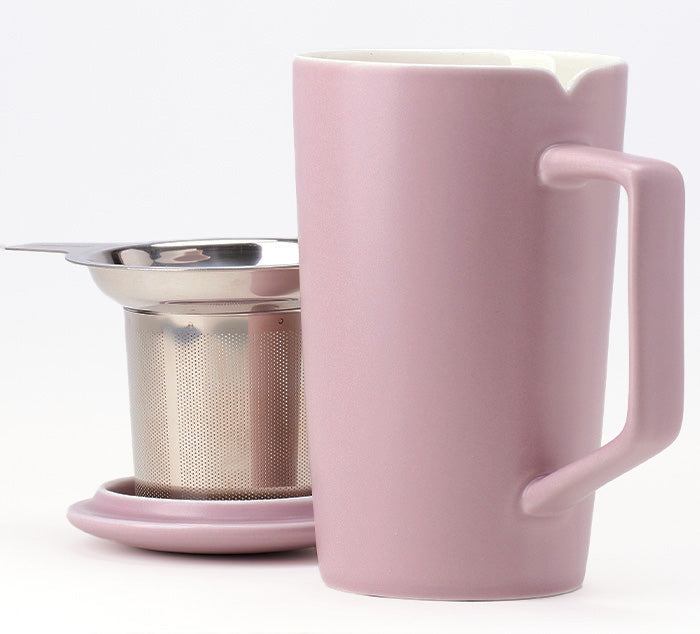 Everyday Tea Mug - Ceramic Tea Mug with Metal Infuser