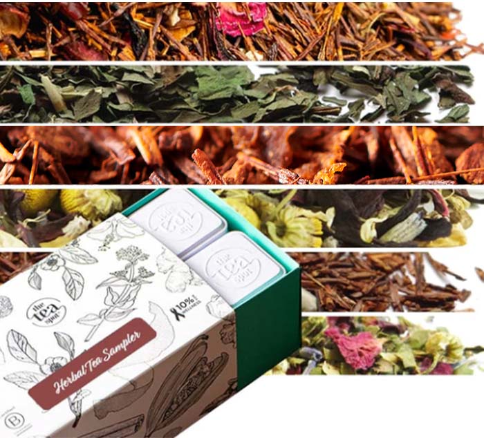 Herbal Tea Sampler - Loose Leaf Herbal Teas Decaf Sampler | Tea Spot