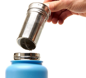 Himalayan charity: water Tea Tumbler - 32oz Metal Infuser Travel Bottle