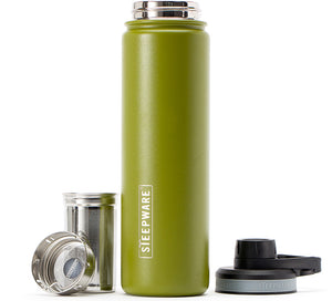 Olive Green Stainless Steel Tumbler Cup for Men