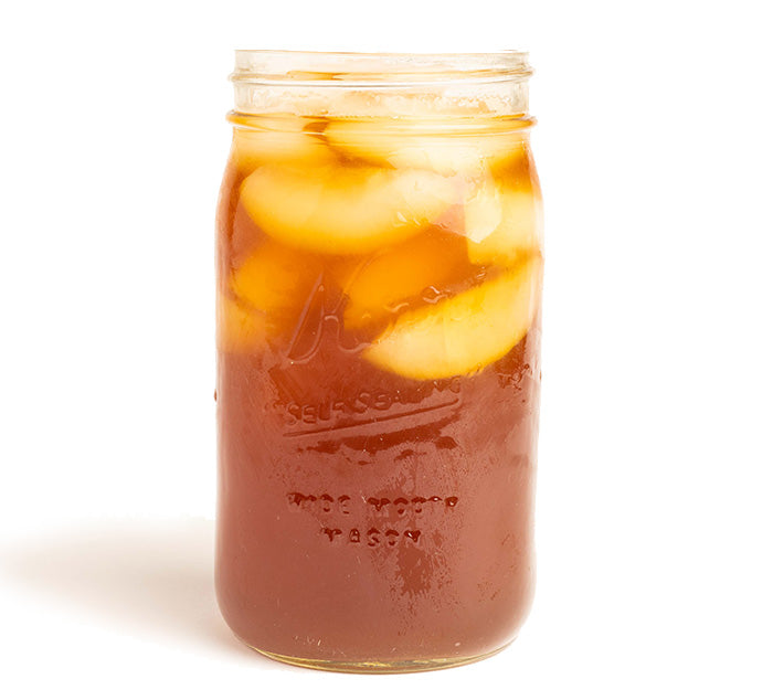 Ginger Peach Iced Tea Brewed