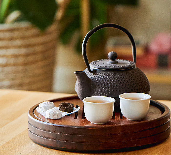Organic Pu'erh Tuocha: Shou Puerh Mini Tea Bricks