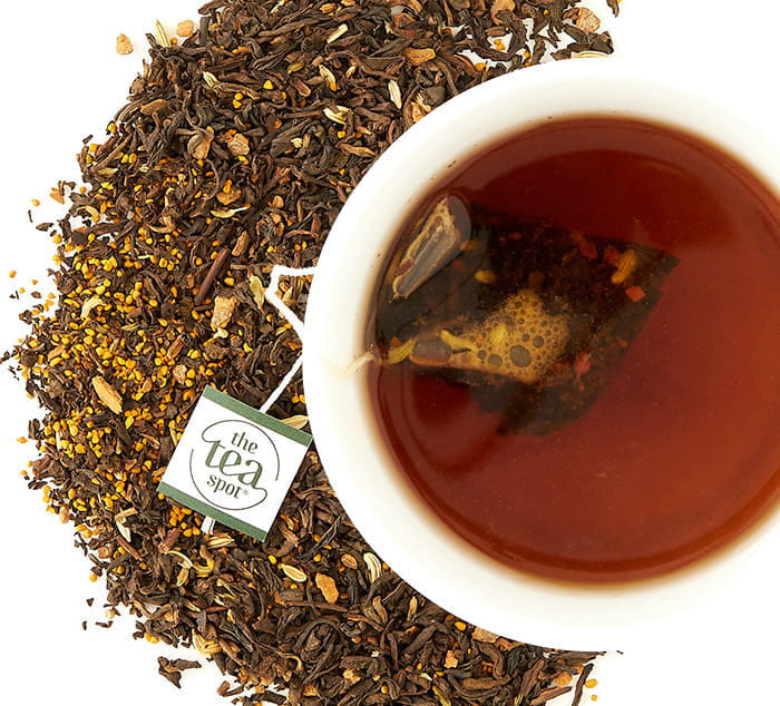 Rise & Chai Tea Sachet Steeped