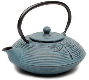 Mint Cast Iron Tea Pot 6-Piece Set